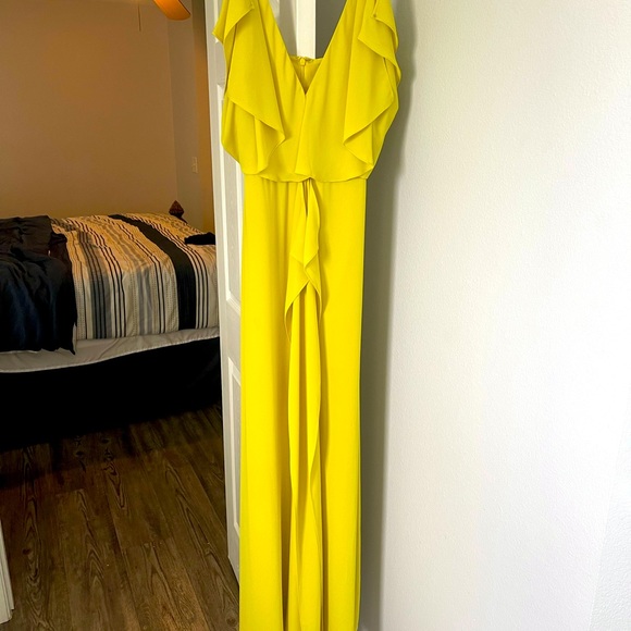 BCBG MacAzria Lime Green dress - Picture 2 of 3